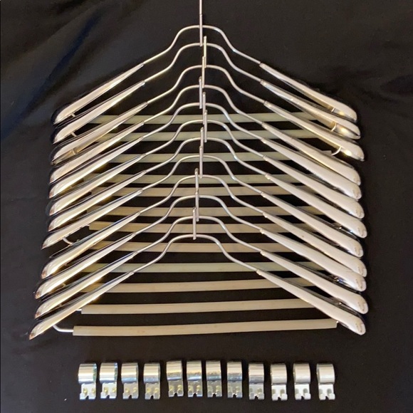 SS United States Line 12 Heavy Chrome Hangers - Picture 1 of 7
